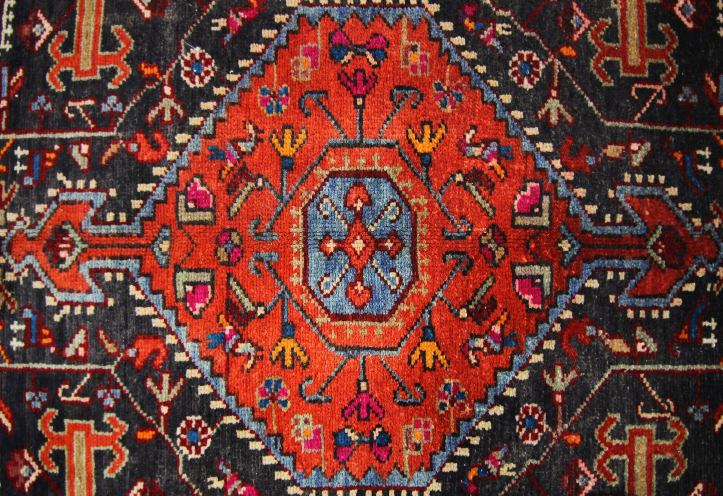 Handmade Vintage Persian Toyserkan Rug | 166 x 107 cm | 5'5" x 3'6" - Najaf Rugs & Textile