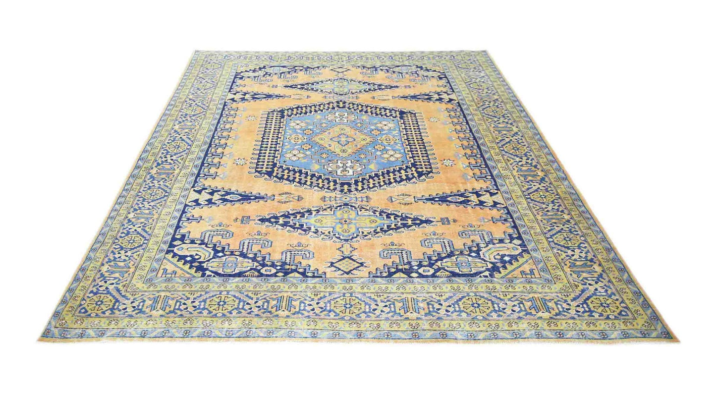 Handmade Vintage Persian Viss Rug | 315 x 242 cm | 10'4" x 7'11" - Najaf Rugs & Textile