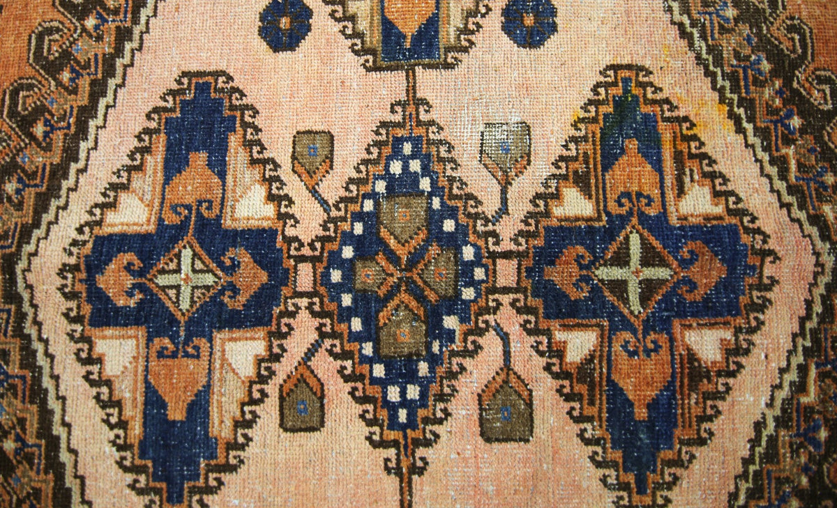 Handmade Vintage Persian Viss Rug | 317 x 210 cm | 10'5" x 6'11" - Najaf Rugs & Textile