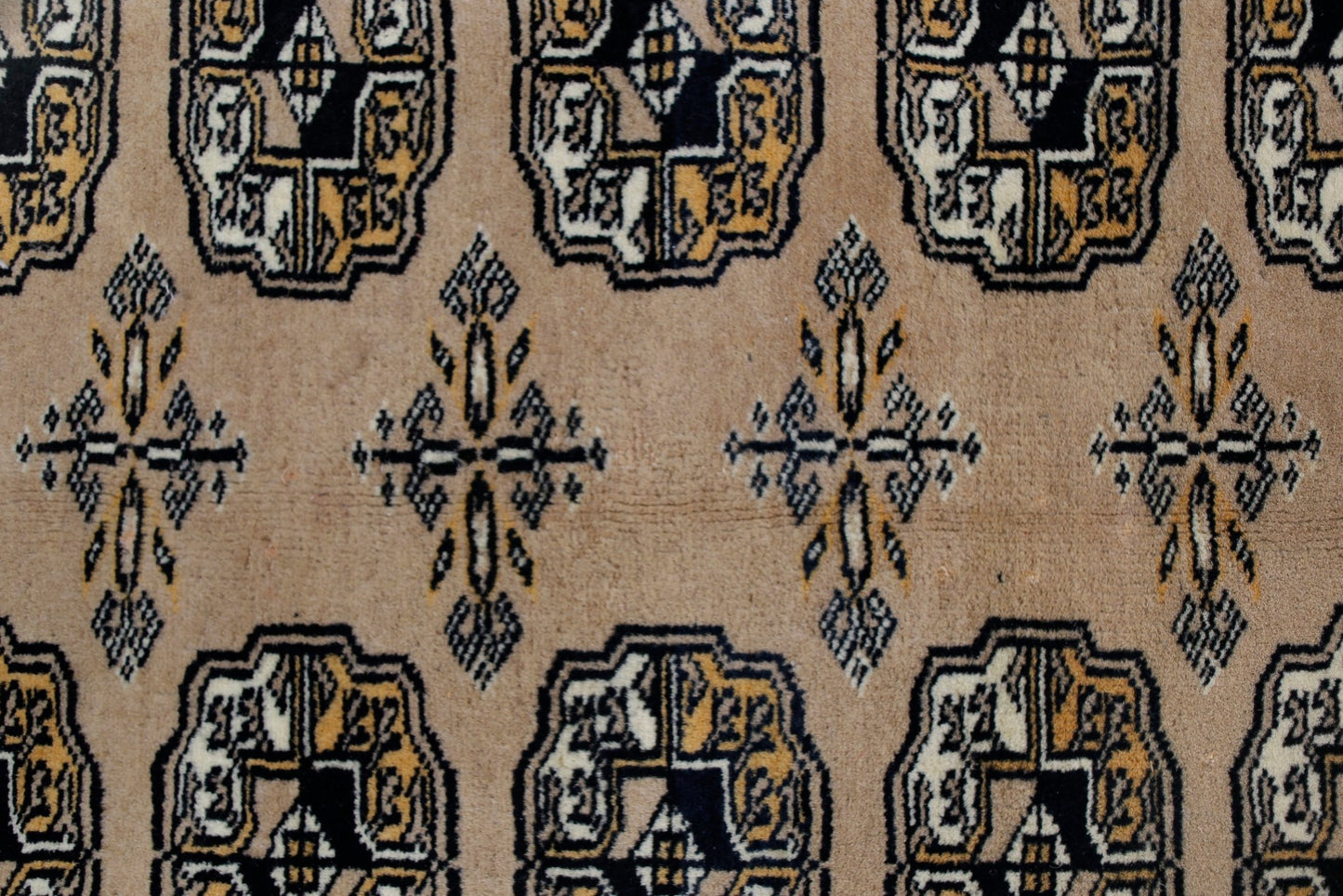 Handmade Vintage Princess Bokhara Rug | 117 x 80 cm | 3'10" x 2'7" - Najaf Rugs & Textile