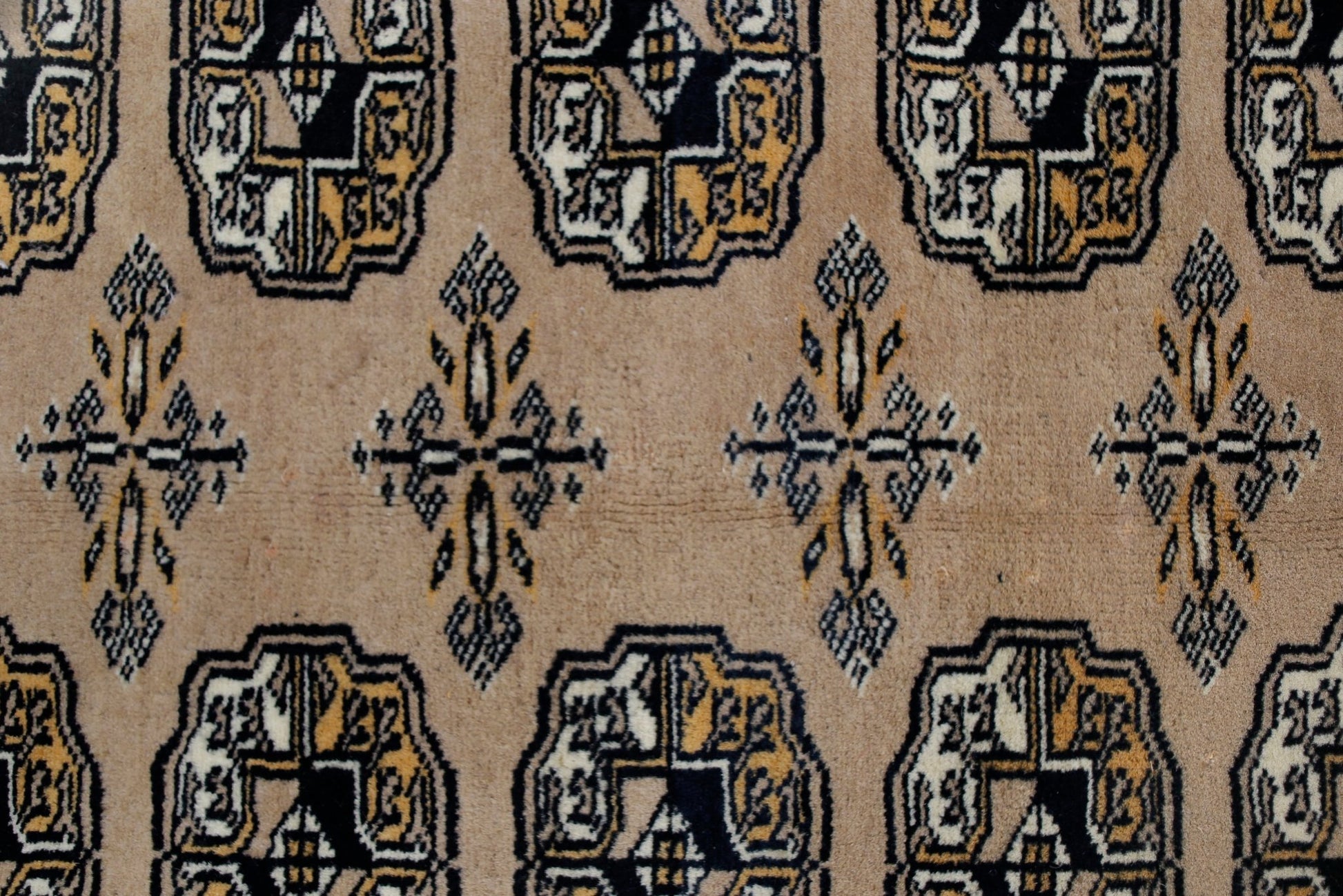 Handmade Vintage Princess Bokhara Rug | 117 x 80 cm | 3'10" x 2'7" - Najaf Rugs & Textile