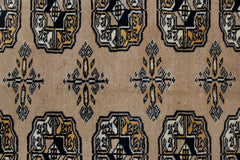 Handmade Vintage Princess Bokhara Rug | 117 x 80 cm | 3'10" x 2'7" - Najaf Rugs & Textile