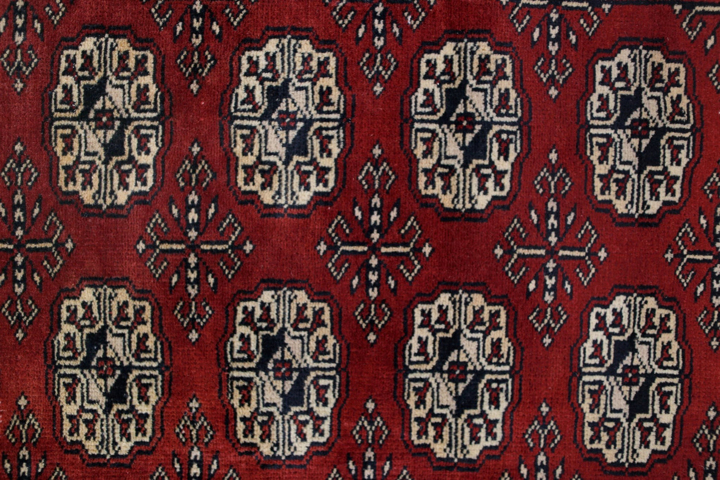 Handmade Vintage Princess Bokhara Rug | 120 x 77 cm | 3'11" x 2'6" - Najaf Rugs & Textile
