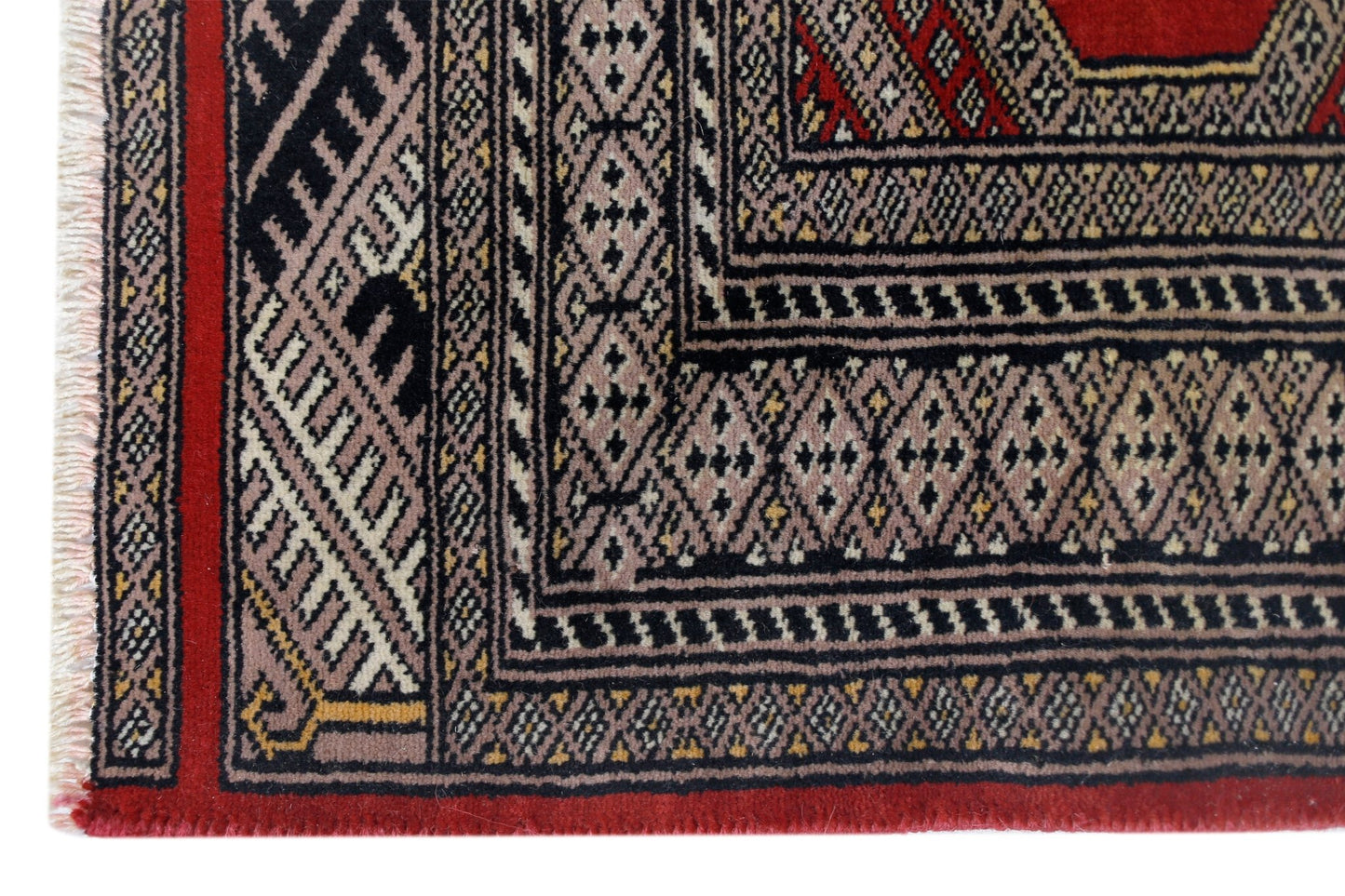Handmade Vintage Princess Bokhara Rug | 120 x 79 cm | 3'11" x 2'7" - Najaf Rugs & Textile