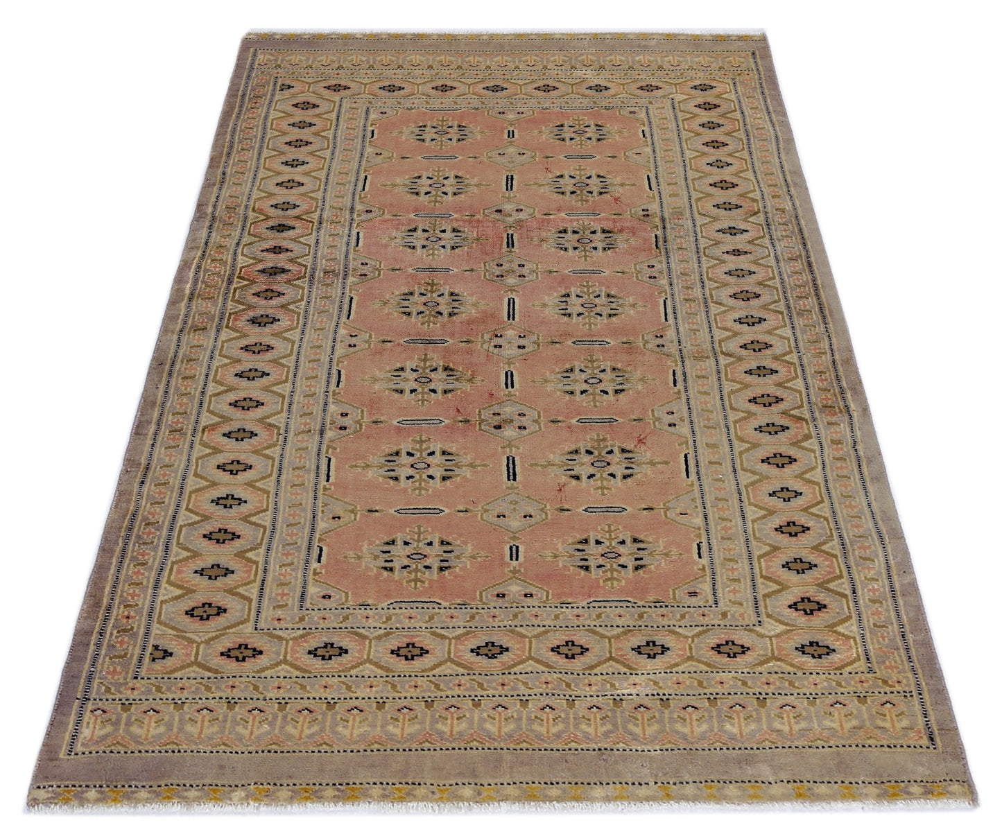 Handmade Vintage Princess Bokhara Rug | 122 x 82 cm | 4' x 2'8" - Najaf Rugs & Textile