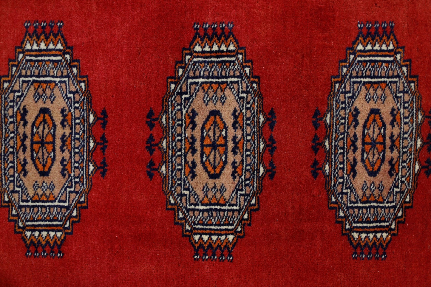 Handmade Vintage Princess Bokhara Rug | 130 x 75 cm | 4'3" x 2'5" - Najaf Rugs & Textile