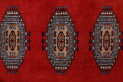Handmade Vintage Princess Bokhara Rug | 130 x 75 cm | 4'3" x 2'5" - Najaf Rugs & Textile