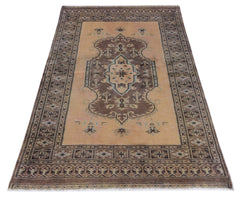 Handmade Vintage Princess Bokhara Rug | 131 x 83 cm | 4'4" x 2'9" - Najaf Rugs & Textile