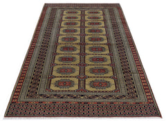 Handmade Vintage Princess Bokhara Rug | 142 x 89 cm | 4'8" x 2'11" - Najaf Rugs & Textile