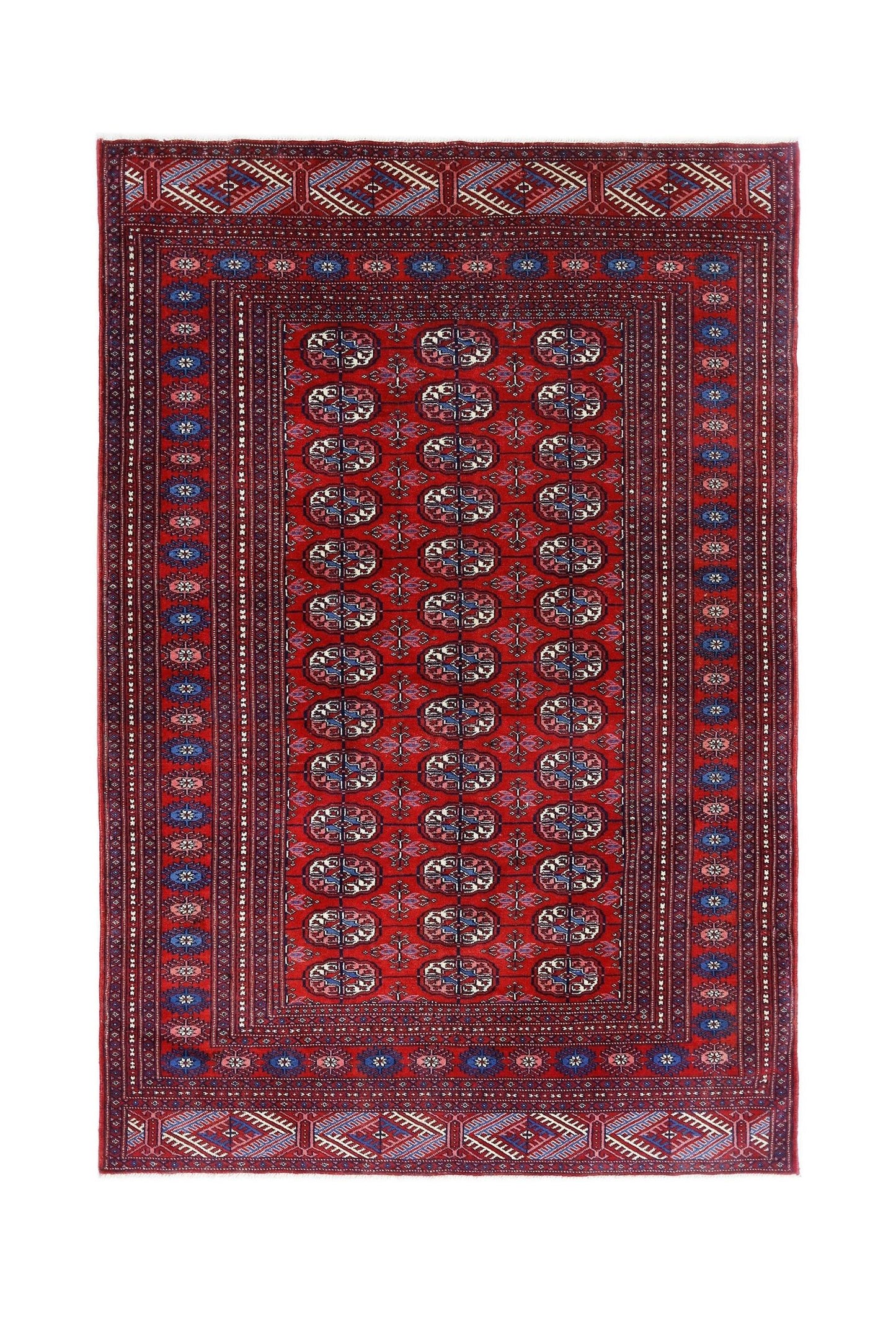 Handmade Vintage Princess Bokhara Rug | 179 x 122 cm | 5'10" x 4' - Najaf Rugs & Textile
