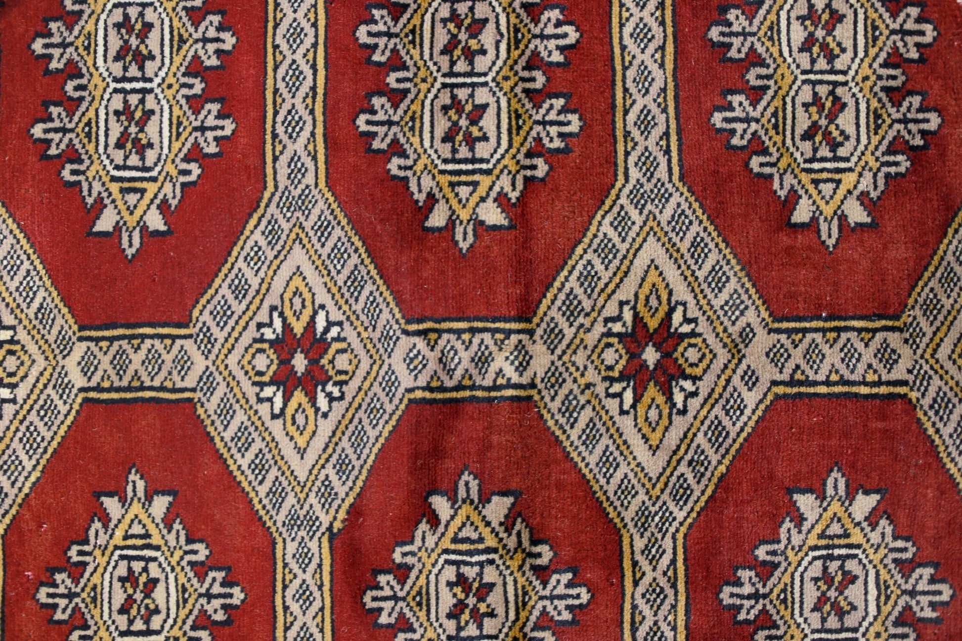 Handmade Vintage Princess Bokhara Rug | 183 x 125 cm | 6' x 4'1" - Najaf Rugs & Textile