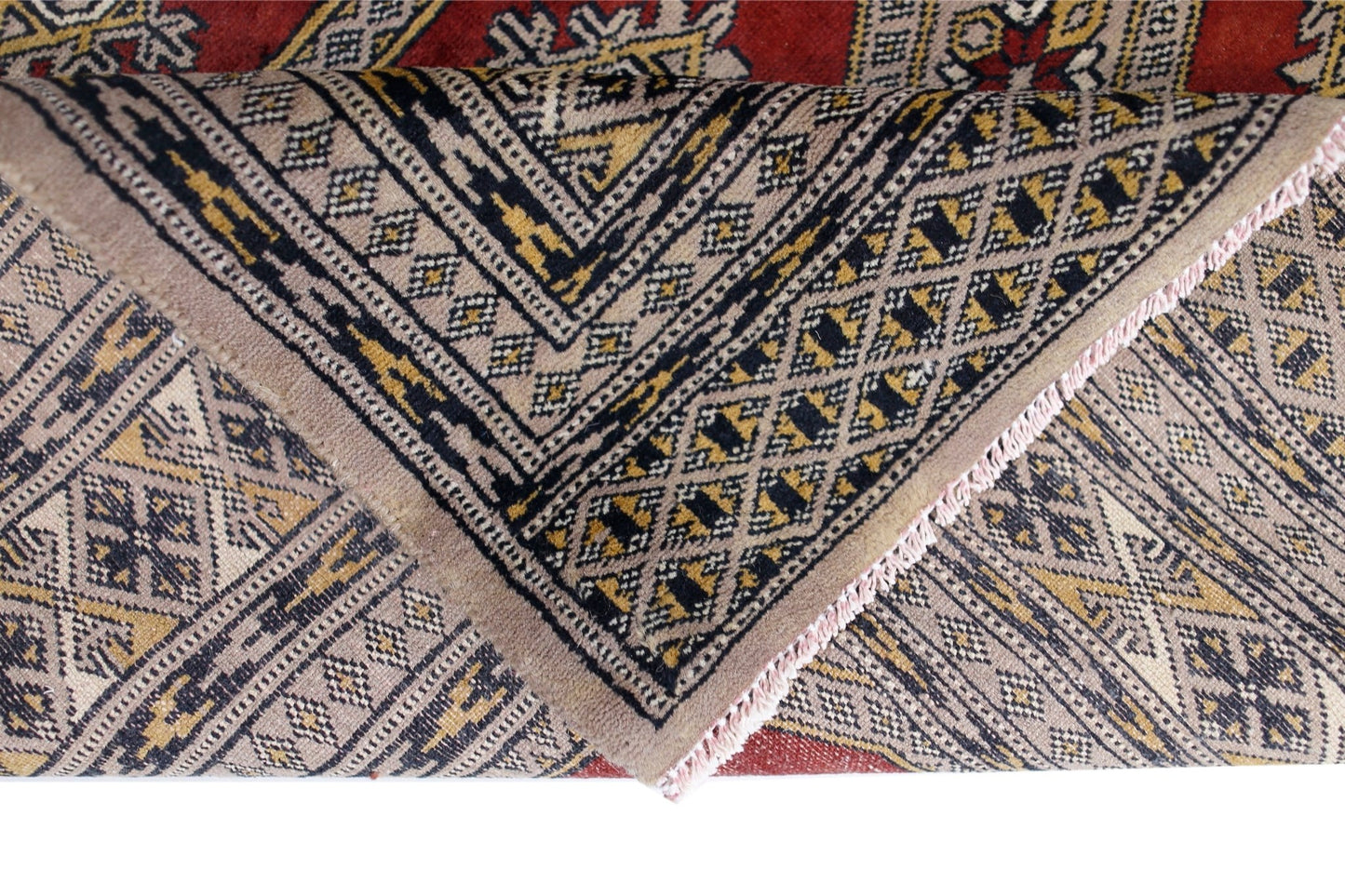 Handmade Vintage Princess Bokhara Rug | 183 x 125 cm | 6' x 4'1" - Najaf Rugs & Textile