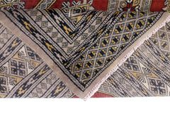 Handmade Vintage Princess Bokhara Rug | 183 x 125 cm | 6' x 4'1" - Najaf Rugs & Textile