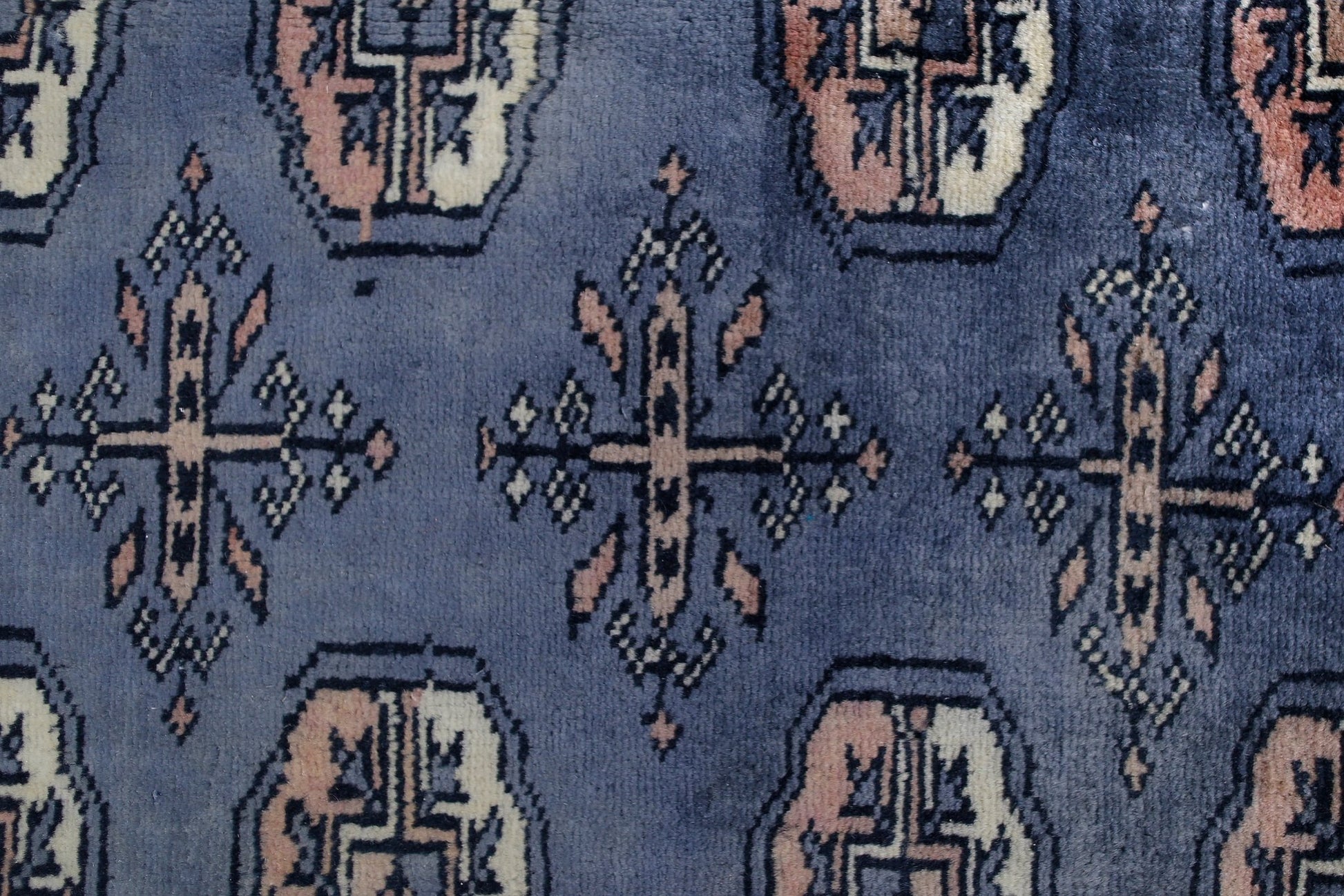 Handmade Vintage Princess Bokhara Rug | 186 x 123 cm | 6'1" x 4' - Najaf Rugs & Textile