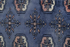 Handmade Vintage Princess Bokhara Rug | 186 x 123 cm | 6'1" x 4' - Najaf Rugs & Textile