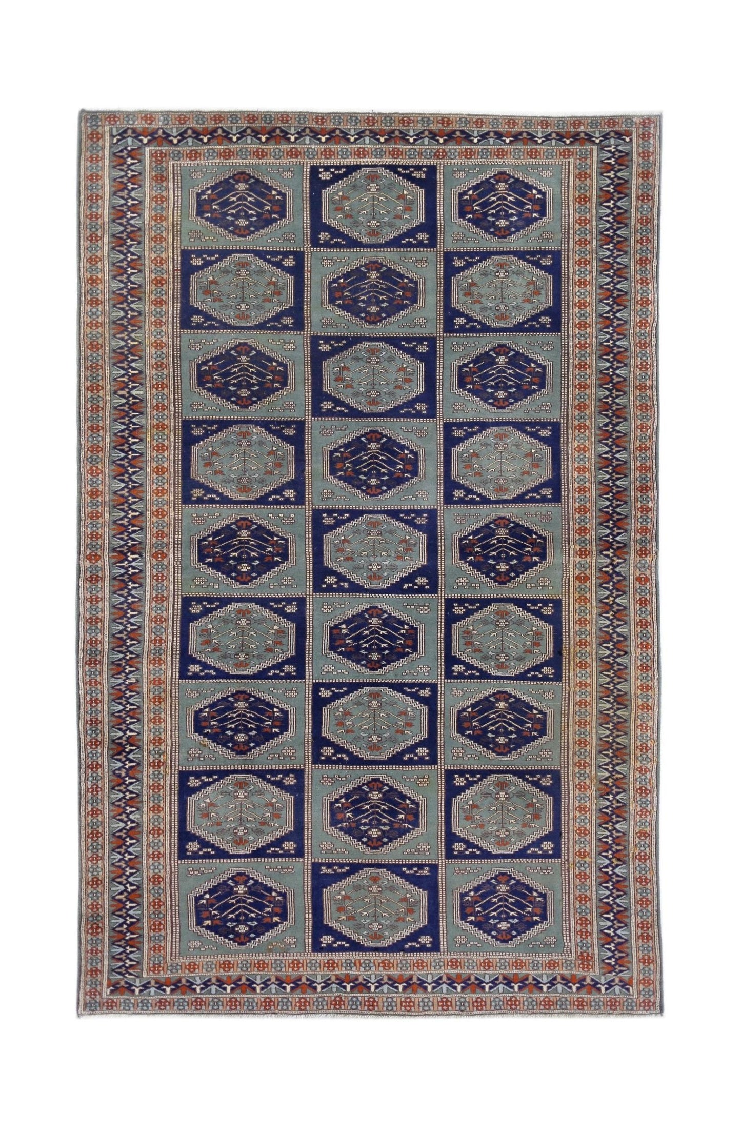 Handmade Vintage Princess Bokhara Rug | 194 x 126 cm | 6'4" x 4'2" - Najaf Rugs & Textile