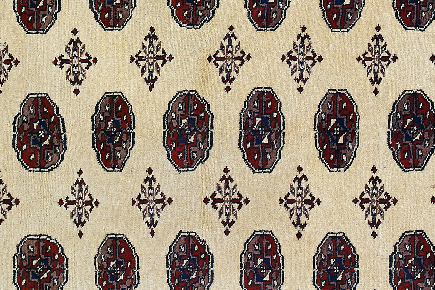 Handmade Vintage Princess Bokhara Rug | 200 x 120 cm | 6'7" x 3'11" - Najaf Rugs & Textile