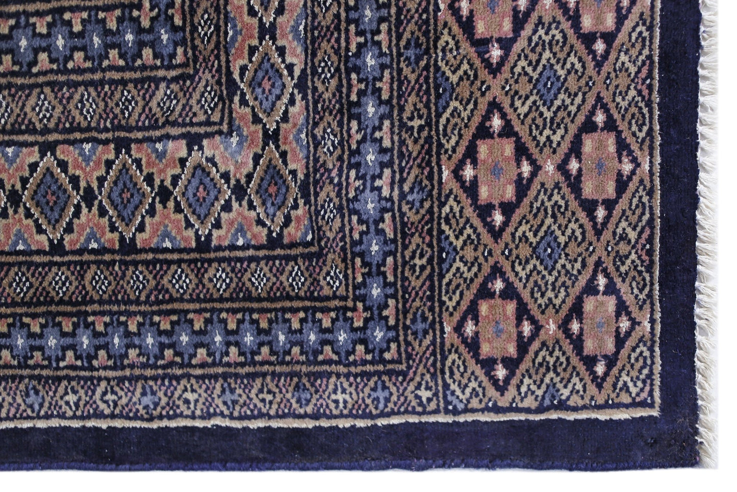 Handmade Vintage Princess Bokhara Rug | 309 x 214 cm | 10'2" x 7' - Najaf Rugs & Textile