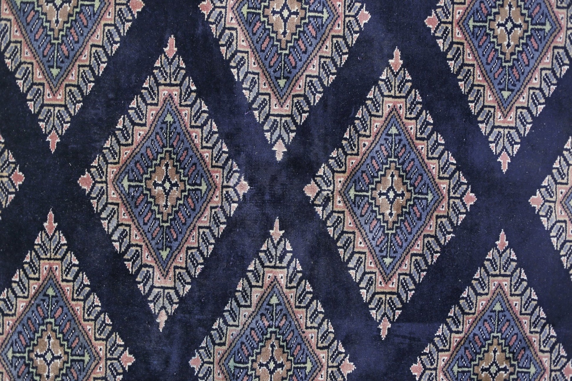 Handmade Vintage Princess Bokhara Rug | 309 x 214 cm | 10'2" x 7' - Najaf Rugs & Textile