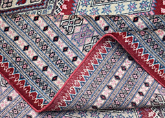 Handmade Vintage Princess Bokhara Rug | 310 x 217 cm | 10'2" x 7'2" - Najaf Rugs & Textile