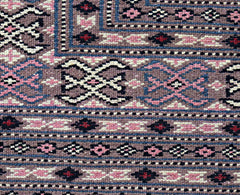 Handmade Vintage Princess Bokhara Rug | 310 x 217 cm | 10'2" x 7'2" - Najaf Rugs & Textile