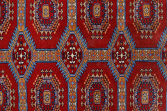 Handmade Vintage Princess Bokhara Rug | 319 x 216 cm | 10'6" x 7'1" - Najaf Rugs & Textile