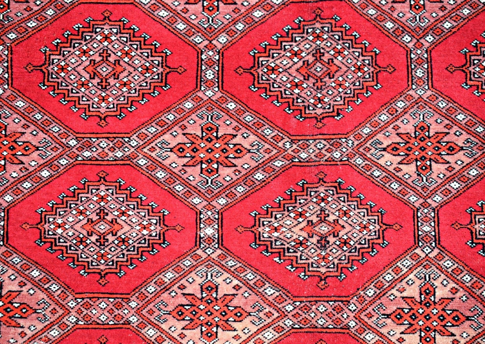 Handmade Vintage Princess Bokhara Rug | 327 x 246 cm | 10'9" x 8'1" - Najaf Rugs & Textile