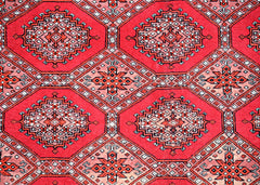 Handmade Vintage Princess Bokhara Rug | 327 x 246 cm | 10'9" x 8'1" - Najaf Rugs & Textile