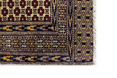 Handmade Vintage Princess Bokhara Hallway Runner | 182 x 61 cm | 5'11" x 2' - Najaf Rugs & Textile