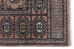 Handmade Vintage Princess Bokhara Hallway Runner | 414 x 78 cm | 13'7" x 2'7" - Najaf Rugs & Textile