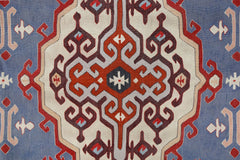 Handmade Vintage Serbian Kilim | 290 x 199 cm | 9'6" x 6'6" - Najaf Rugs & Textile