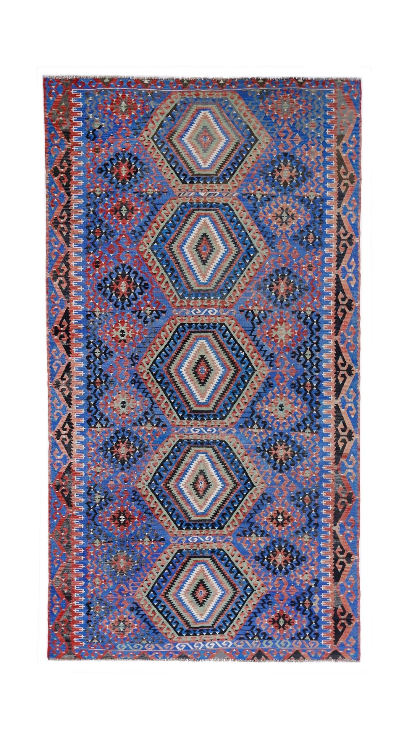 Vintage Turkish Anatolian Kilim