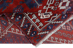 Handmade Vintage Turkish Rug | 143 x 104 cm | 4'8" x 3'2" - Najaf Rugs & Textile