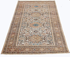 Handmade Vintage Turkish Rug | 209 x 139 cm | 6'10" x 4'7" - Najaf Rugs & Textile