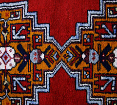 Handmade Vintage Turkish Rug | 212 x 122 cm | 6'11" x 4' - Najaf Rugs & Textile