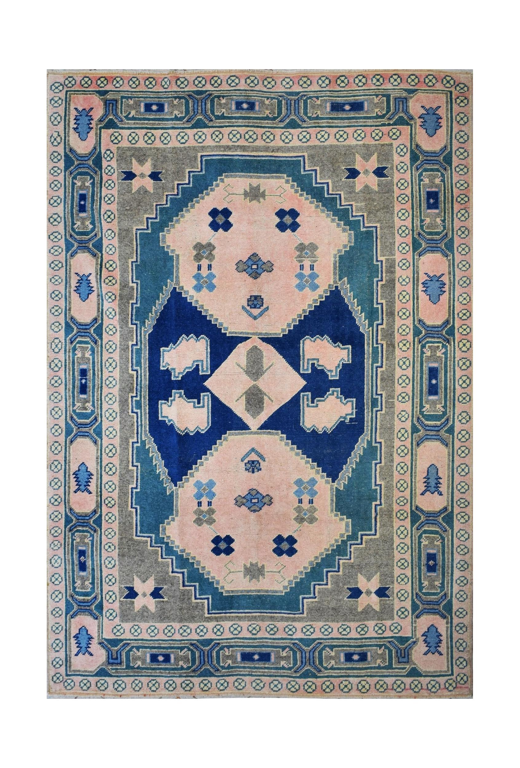 Vintage Turkish Anatolian Rug