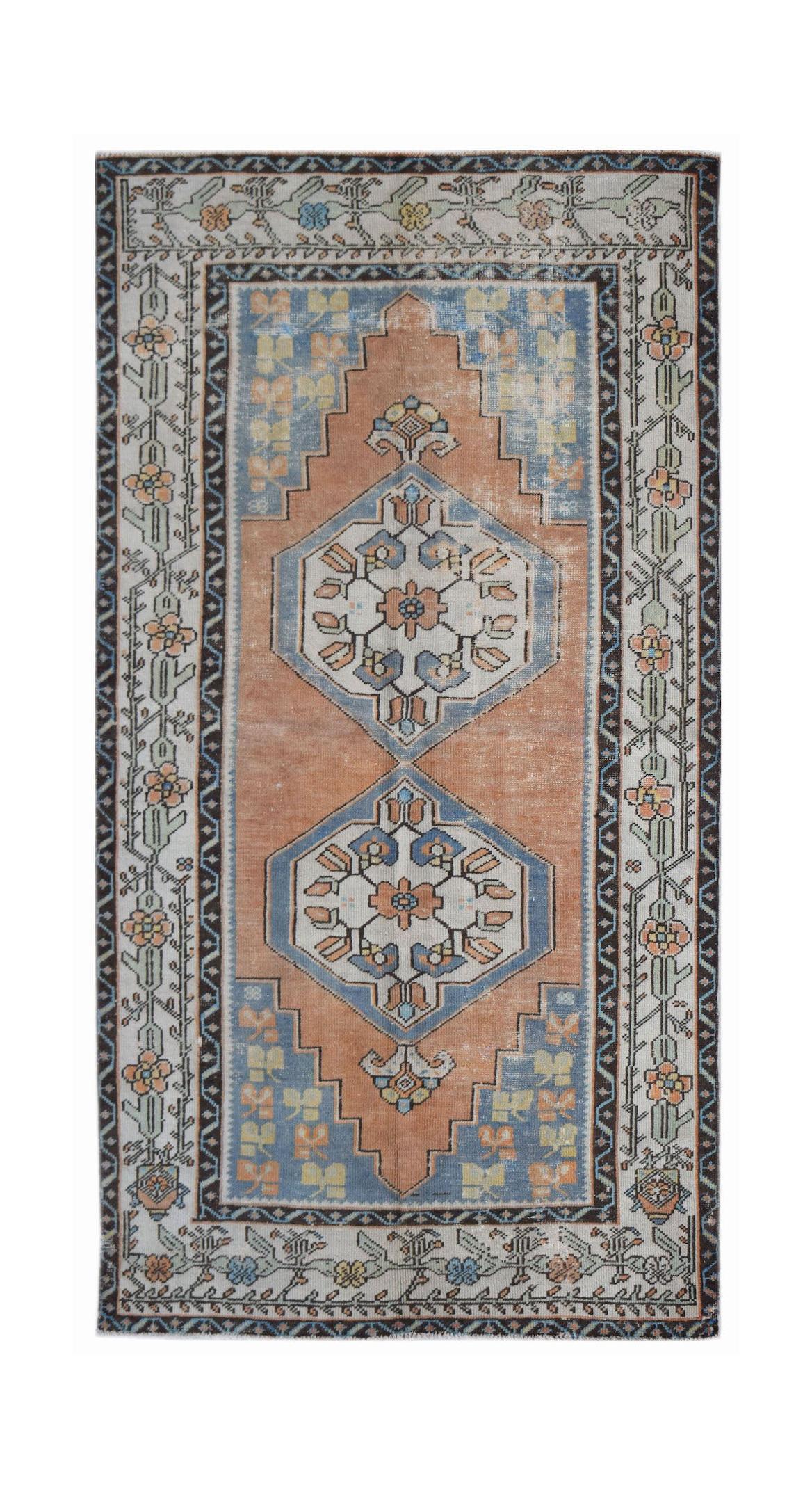 Vintage Turkish Anatolian Rug