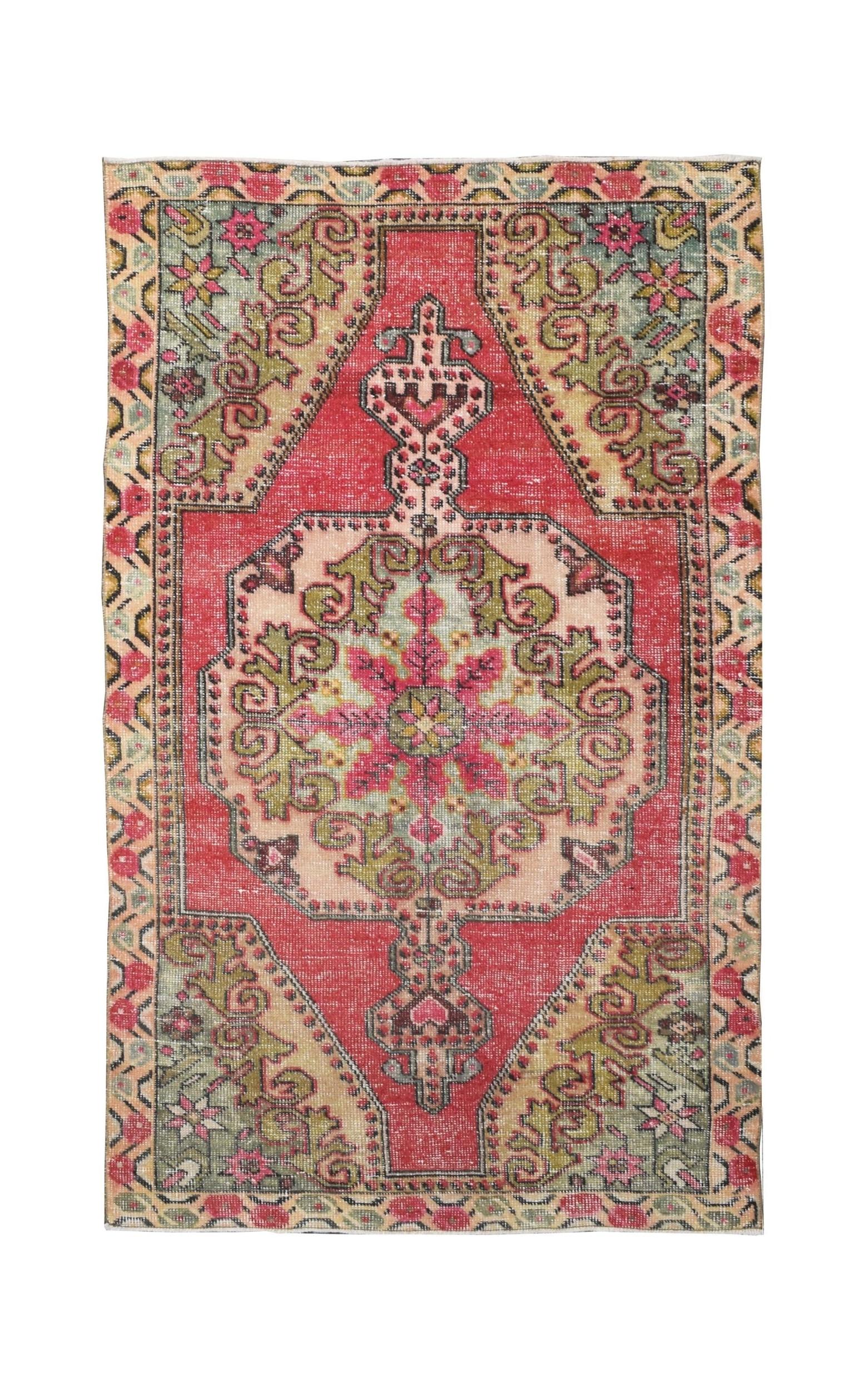 Vintage Turkish Anatolian Rug