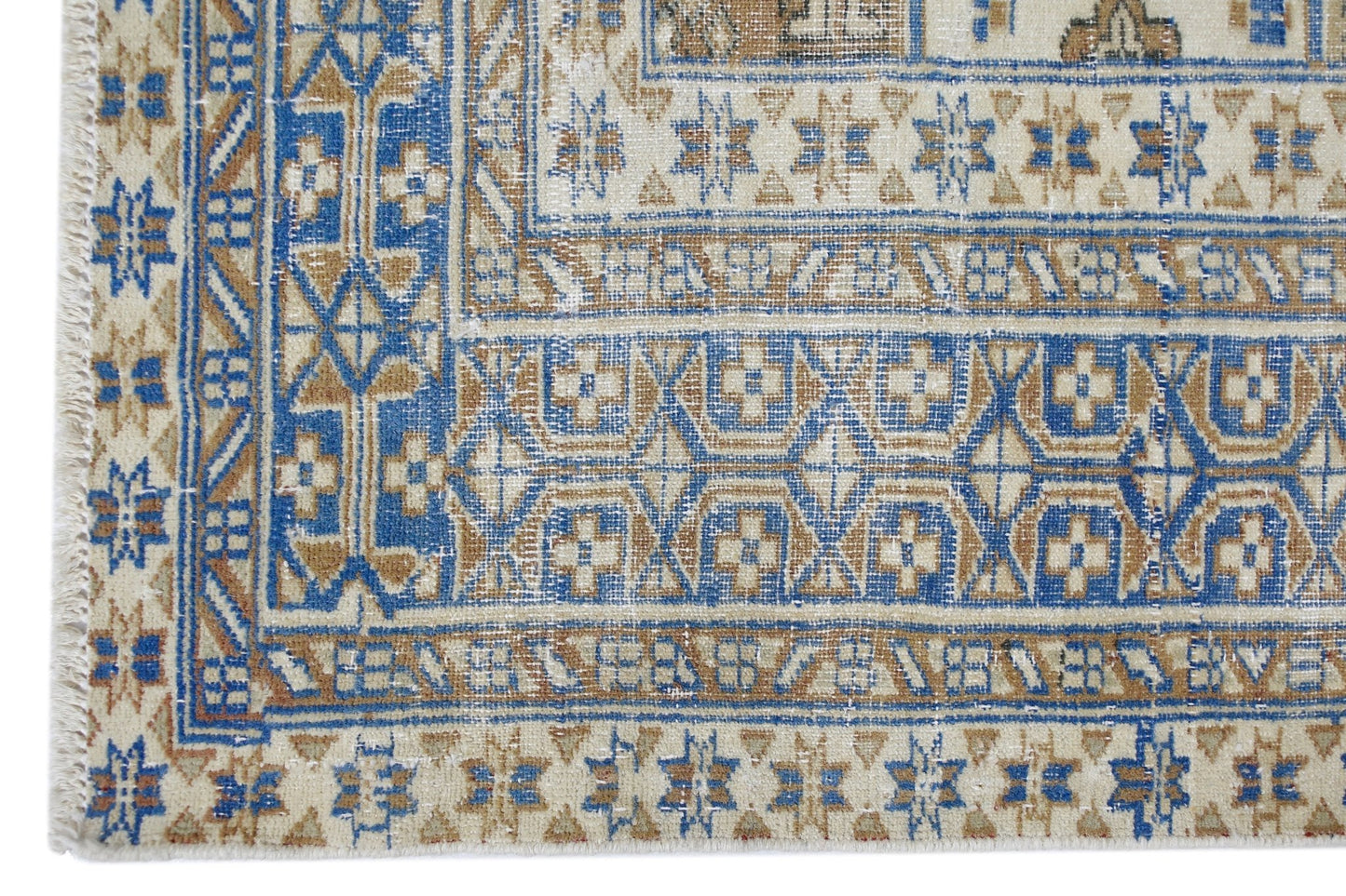 Handmade Vintage Persian Rug | 272 x 182 cm | 8'11" x 6' - Najaf Rugs & Textile