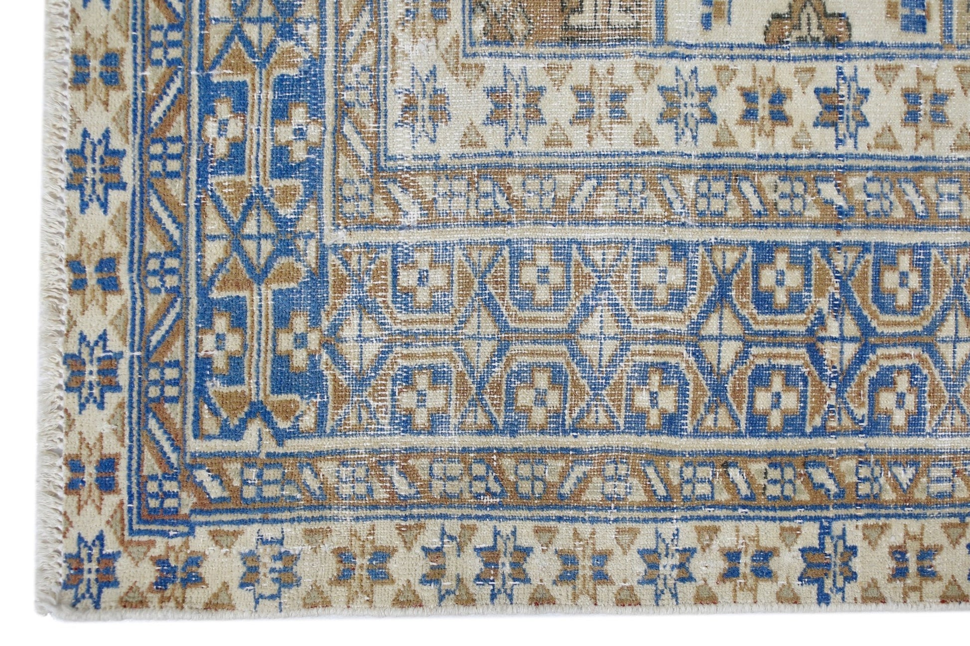 Handmade Vintage Persian Rug | 272 x 182 cm | 8'11" x 6' - Najaf Rugs & Textile