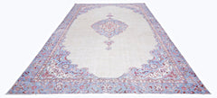 Handmade Vintage Persian Tabriz Rug | 376 x 254 cm | 12'4" x 8'4" - Najaf Rugs & Textile