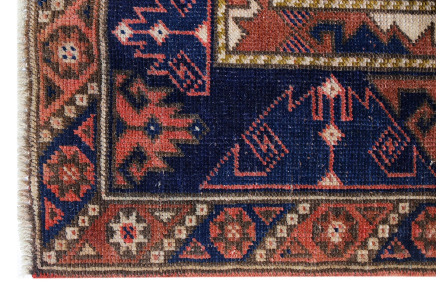 Handmade Vintage Turkish Dosemalti Rug | 190 x 122 cm | 6'3" x 4' - Najaf Rugs & Textile