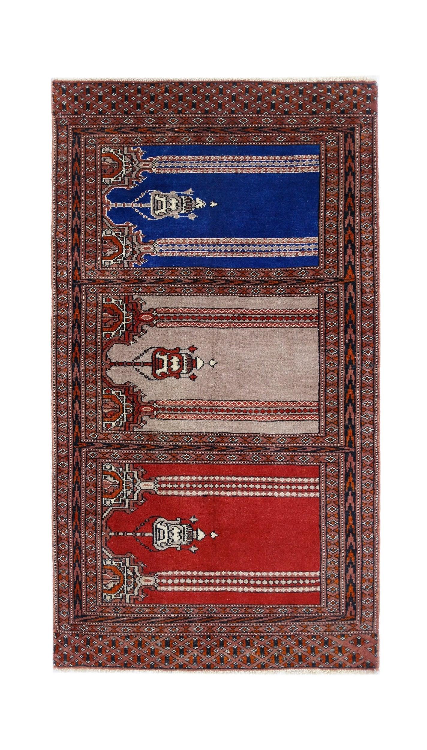 Vintage Turkish Kayseri Rug
