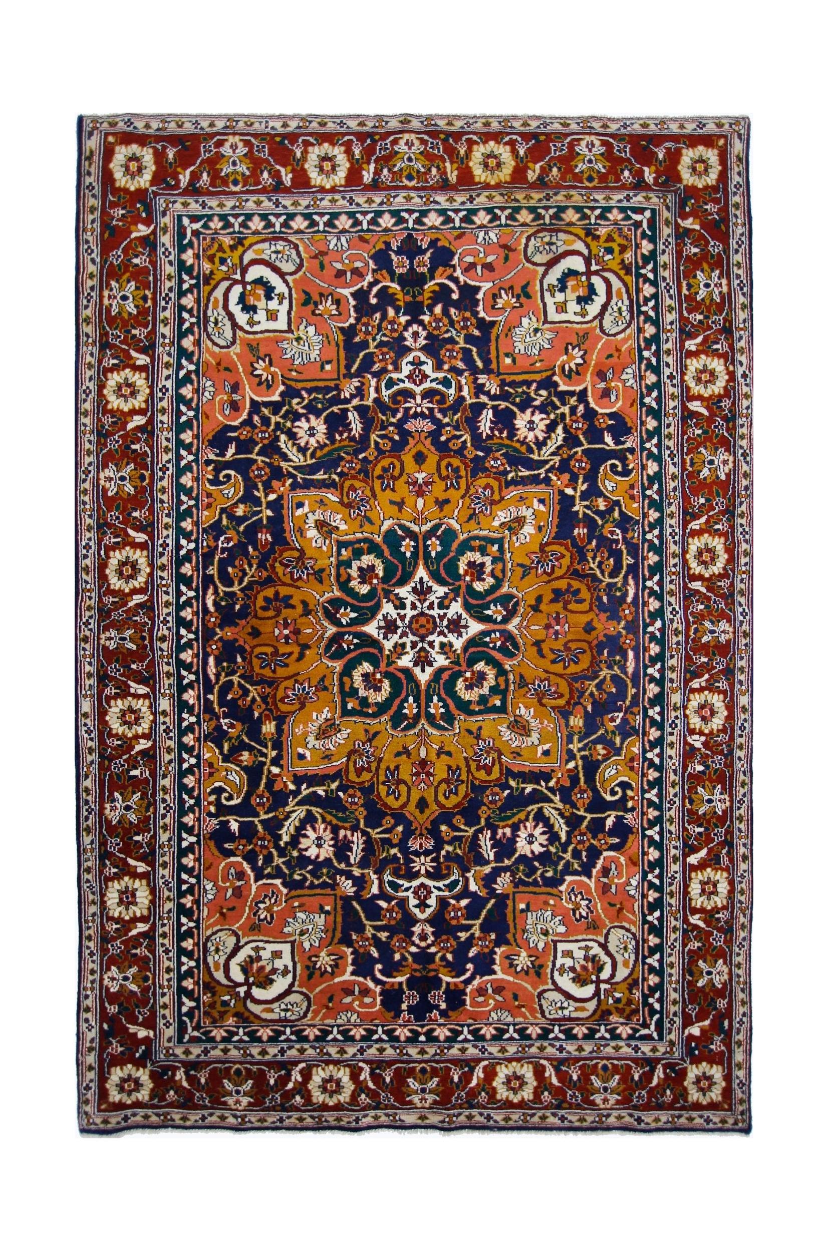 Vintage Turkish Kayseri Rug