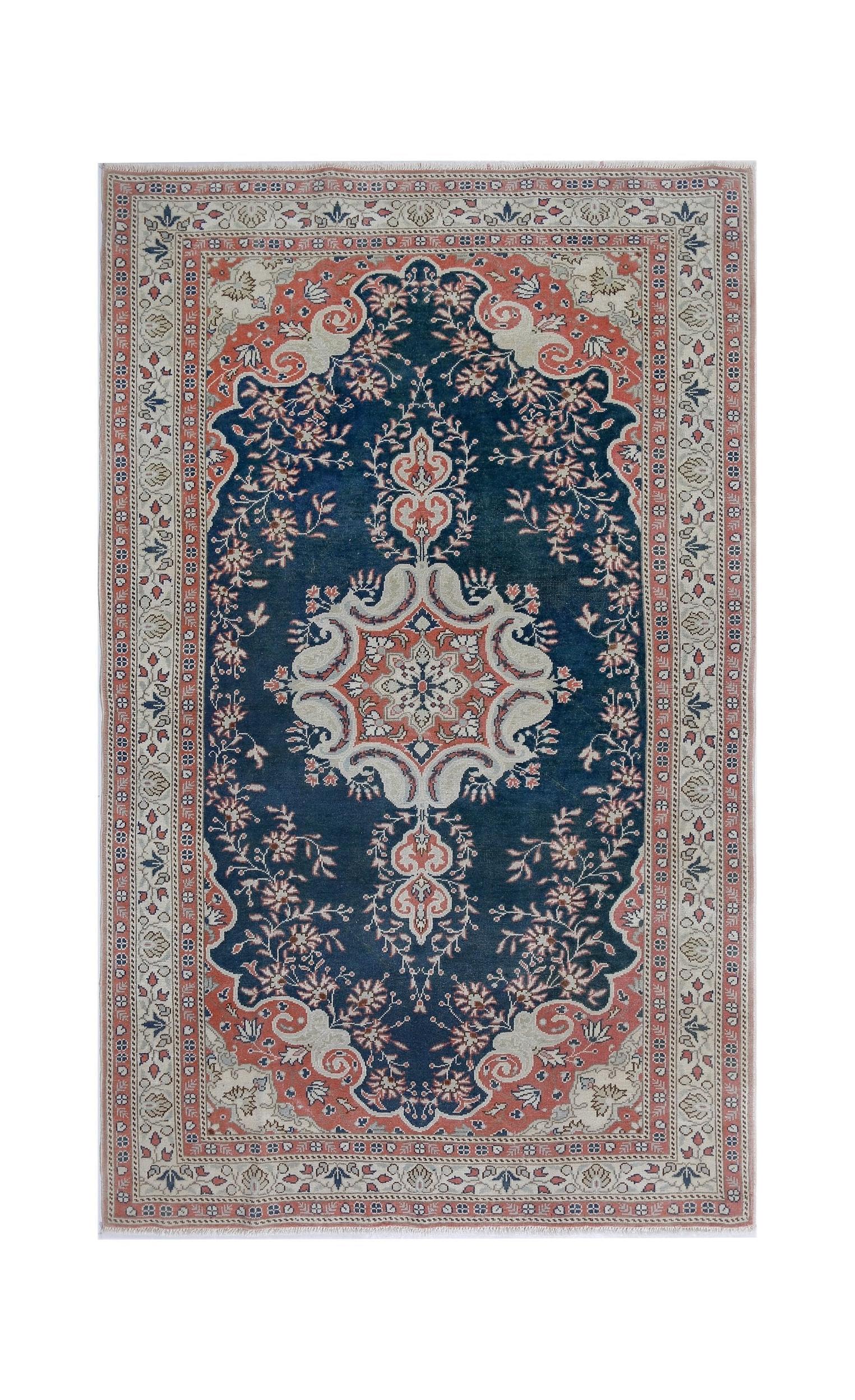 Vintage Turkish Kayseri Rug
