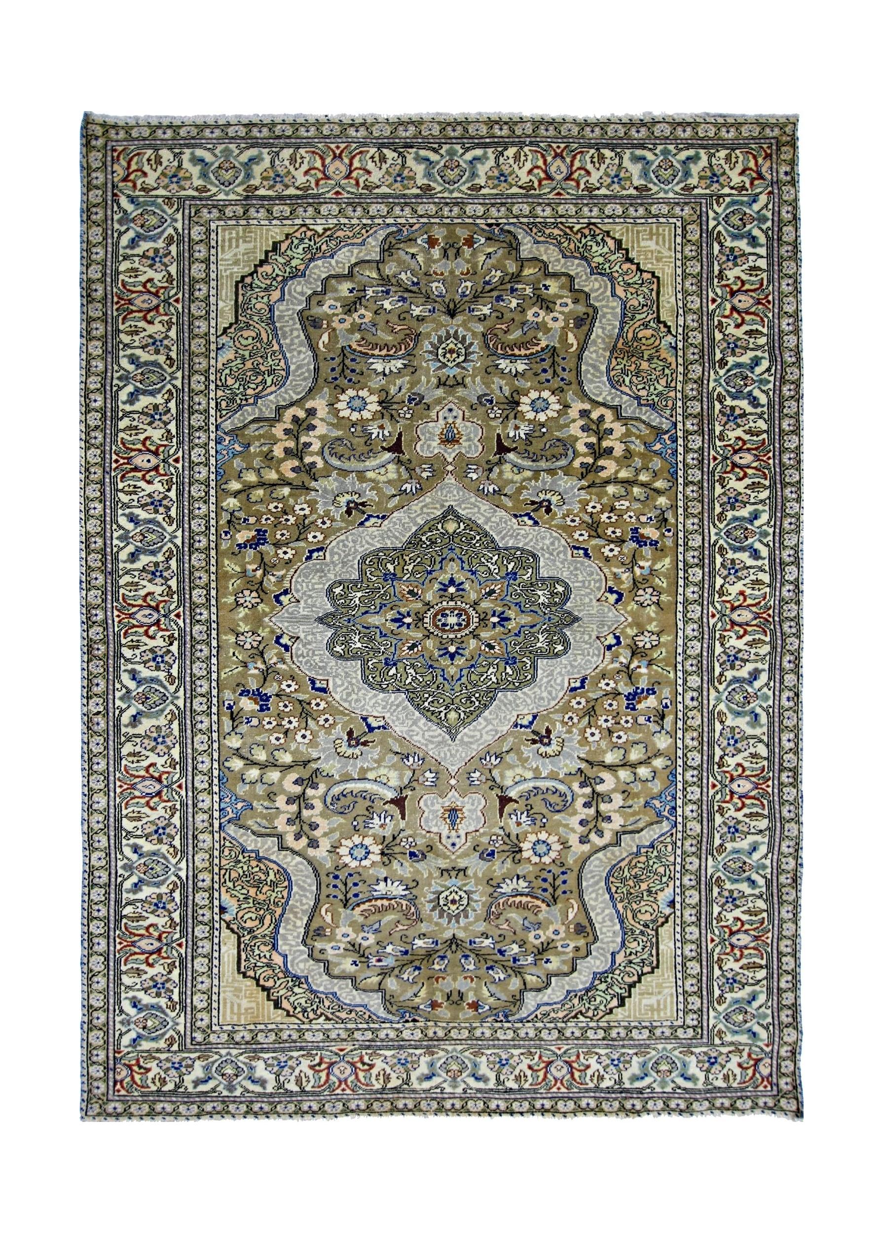 Vintage Turkish Kayseri Rug