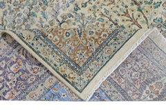 Handmade Vintage Persian Rug | 251 x 155 cm | 8'3" x 5'1" - Najaf Rugs & Textile