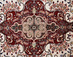 Handmade Vintage Turkish Kayseri Rug | 297 x 194 cm | 9'9" x 6'5" - Najaf Rugs & Textile