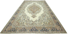 Handmade Vintage Turkish Kayseri Rug | 315 x 213 cm | 10'4" x 7' - Najaf Rugs & Textile