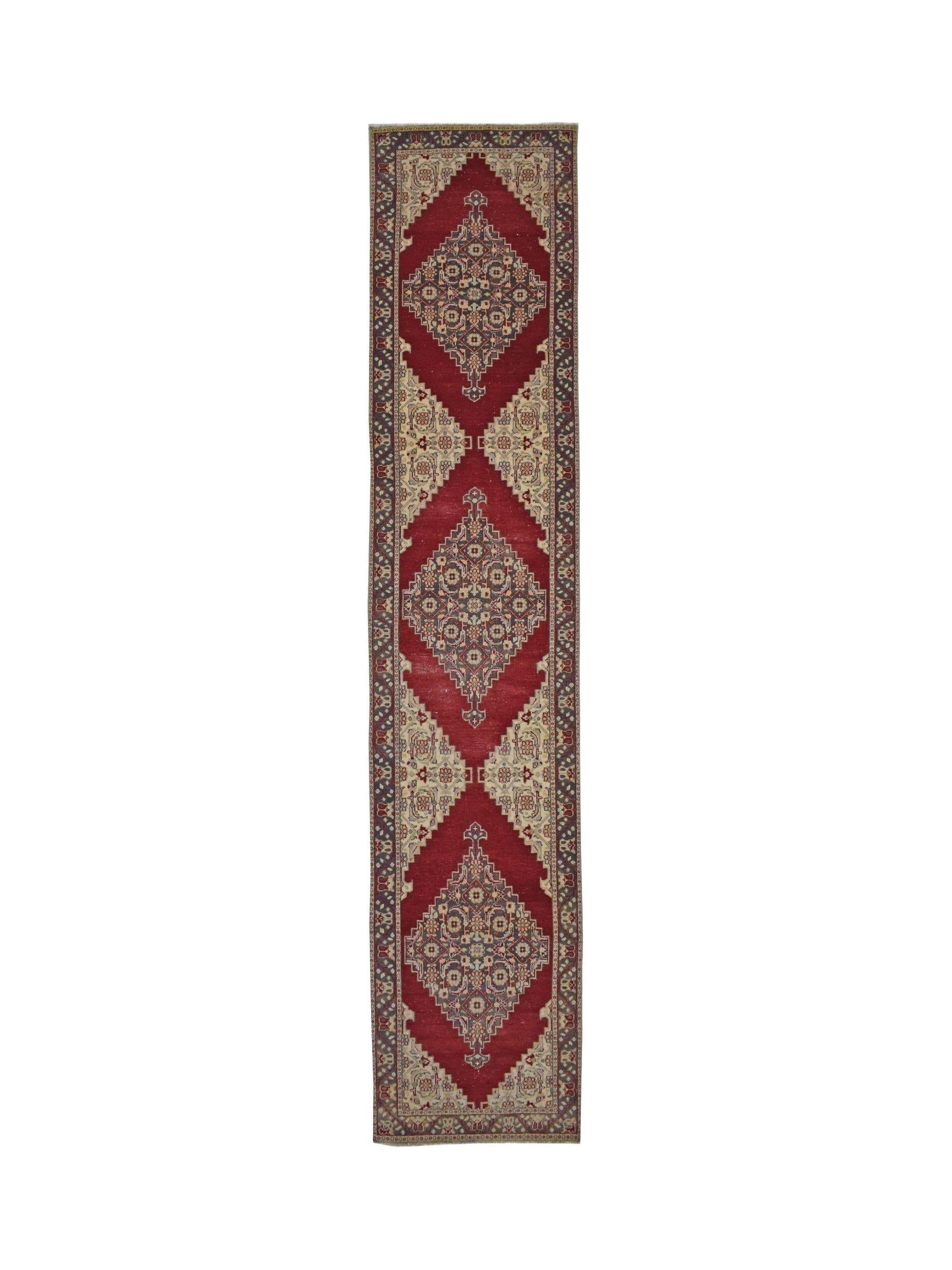 Vintage Turkish Kayseri Runner